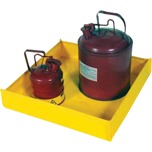 Flexible Ultra-Utility Tray&reg;, 12" L x 12" W x 4.8" H, 1.5 US Gal. Spill Capacity NTL Industrial