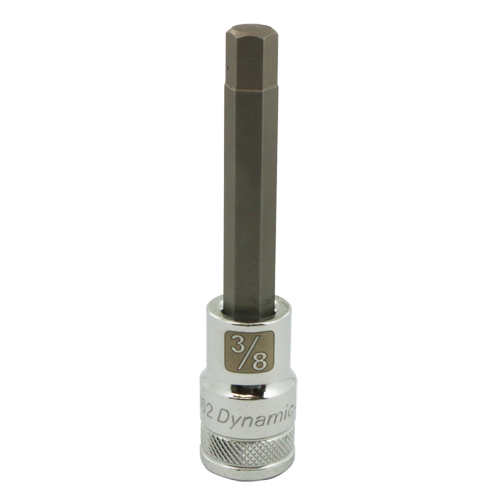 SAE Long Bit Socket, 3/8" x 3.94" L, 1/2" Drive NTL Industrial