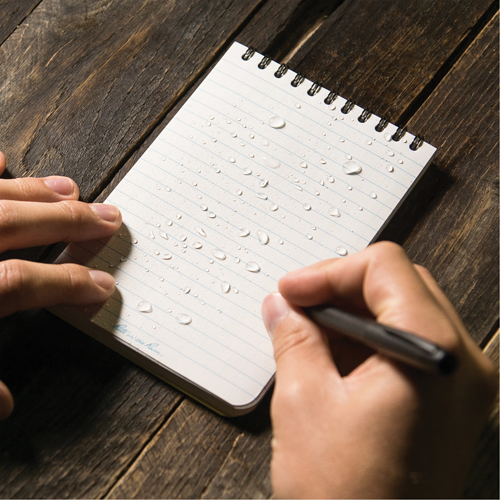 Pocket Top-Spiral Notebook, Soft Cover, Yellow, 100 Pages, 4" W x 6" L NTL Industrial