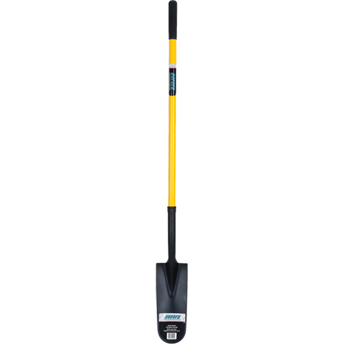 Drain Spade Shovel, Tempered Steel, 14" x 6" Blade, 46" L, Straight Handle NTL Industrial