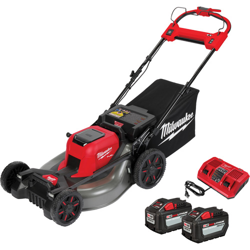 Ensemble de tondeuse sans fil autopropuls&eacute;e &agrave; double pile M18 Fuel, Pouss&eacute;e automatique, &agrave; pile, Largeur de coupe 21" NTL Industrial