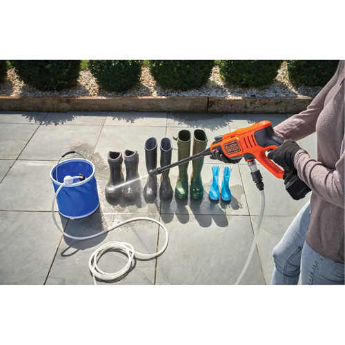 Pressure Washer, Battery Powered, 350 PSI, 0.5 GPM NTL Industrial