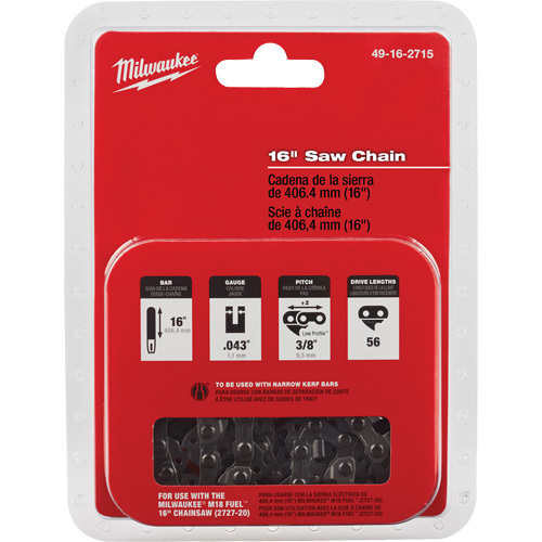 Chaîne de rechange pour scie de 16" NTL Industrial