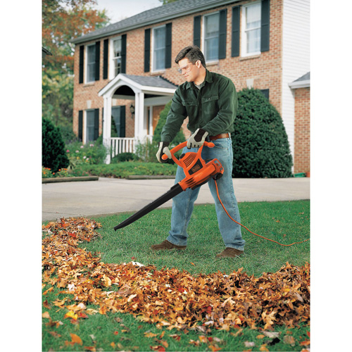 Souffleur/aspirateur/broyeur de feuilles, Vitesse d'air 210 mi/h, &eacute;lectrique NTL Industrial