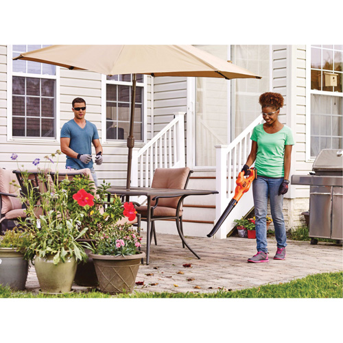 Max* Cordless Sweeper Kit, 20 V, 130 MPH Output, Battery Powered NTL Industrial