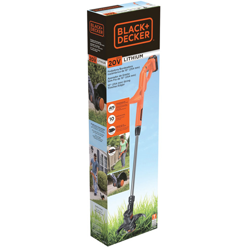 Max* Cordless String Trimmer/Edger Kit, 10", Battery Powered, 20 V NTL Industrial