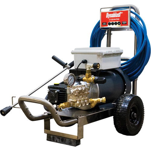 Hot & Cold Water Pressure Washer with Time Delay Shutdown, Electric, 1900 PSI, 4 GPM NTL Industrial