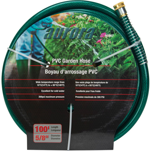 Tuyau de jardin, PVC, 5/8" dia x 100' NTL Industrial