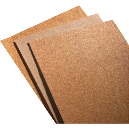 Papier abrasif en feuilles de papier - A511, 9" x 11", Grain 220, Grenat NTL Industrial