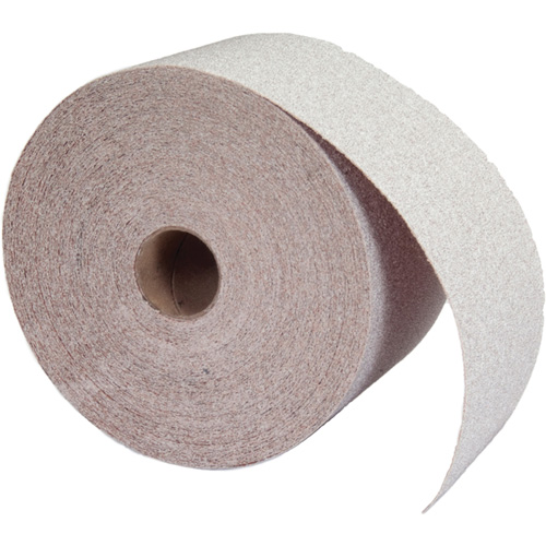 Rouleau en papier PSA, Oxyde d'aluminium, 2-3/4" la x 135' lo, Grain 180 NTL Industrial