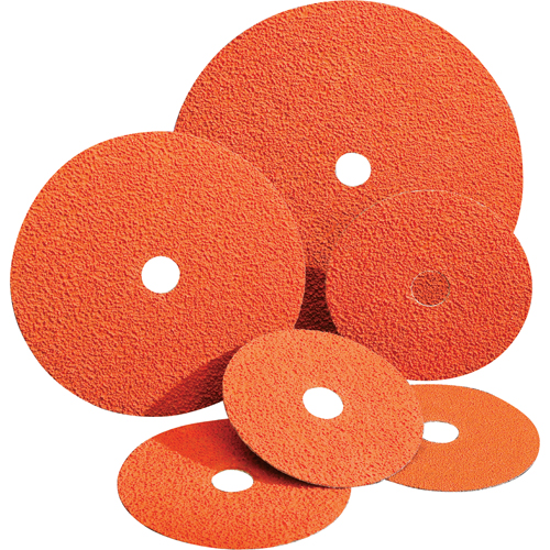 Blaze&reg; Fiber Discs, Ceramic Alumina, 24, 5" Dia x 7/8" Arbor NTL Industrial