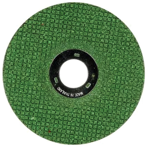 Green Corps Flexible Grinding Wheel, 4-1/2" x 1/8", 7/8" Arbor, Ceramic, Type 27 NTL Industrial