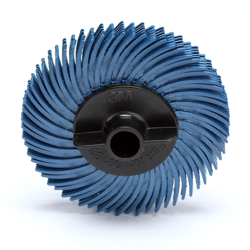 Scotch-Brite Radial Bristle Disc, Aluminum Oxide, 400 Grit, 2" Dia. NTL Industrial
