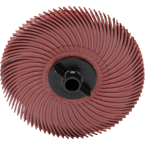 Scotch-Brite Radial Bristle Disc, Aluminum Oxide, 220 Grit, 3" Dia. NTL Industrial