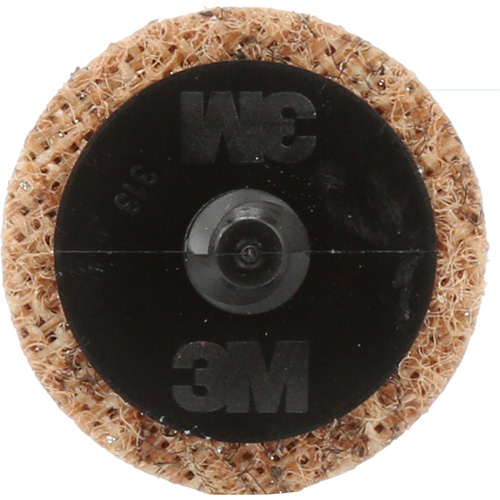 Disque de conditionnement de surface Roloc Scotch-Brite, 1-1/2" dia., Grain Cors&eacute;, Oxyde d'aluminium NTL Industrial