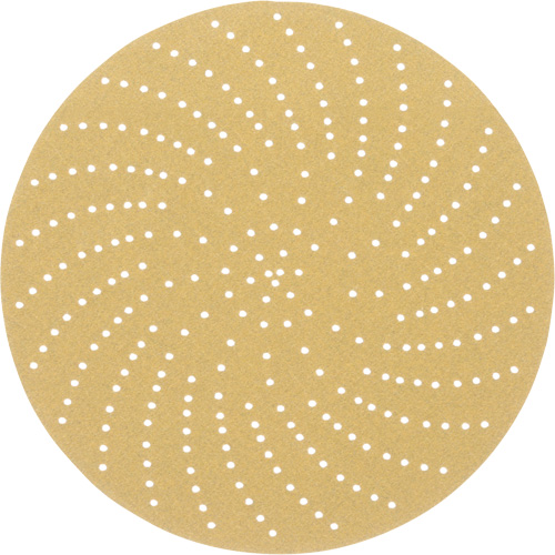 Hookit Clean Sanding Disc, 6" Dia., P120 Grit, Aluminum Oxide, C-Weight NTL Industrial