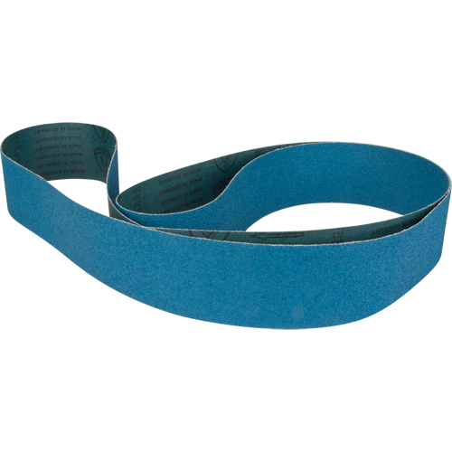 Abrasive Sanding Belt, 4" W x 137" L, Zirconia Alumina, 80 Grit NTL Industrial