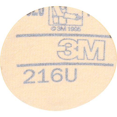 Gold Hookit Disc, 3" Dia., P320 Grit, Aluminum Oxide, C-Weight NTL Industrial