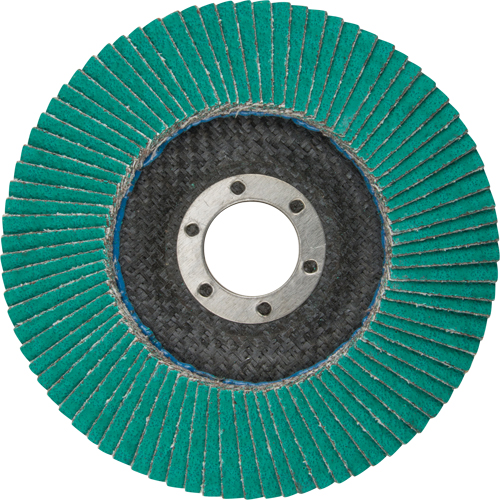 Disques &agrave; lamelles 577F, 4-1/2" x 7/8", Type 29, Grain 60, Zirconium NTL Industrial