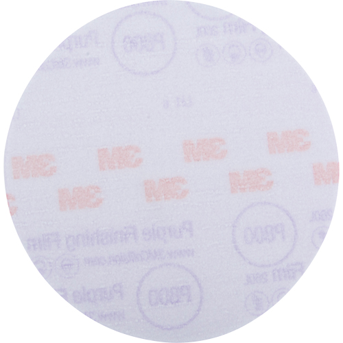 DISQUE FINITION MAUVE 6" HOOKIT GRN P800 50/BTE>, dia 6", Grain P800 NTL Industrial