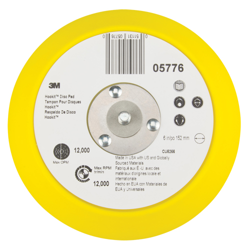 Patin pour disque Hookit, dia 6" NTL Industrial