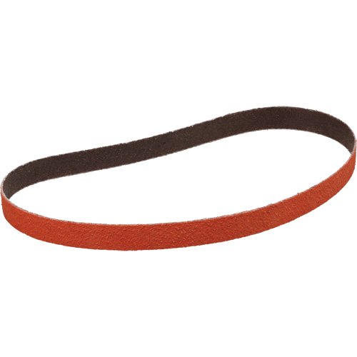 Cloth Belt, 1/2" W x 18" L, Ceramic, P120 Grit NTL Industrial