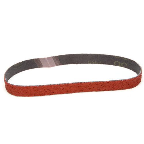 Cloth Belt, 1/2" W x 18" L, Ceramic, 40 Grit NTL Industrial