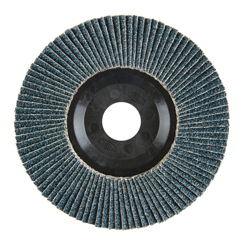 Flap Disc, 4-1/2" x 7/8", Type 27, 40 Grit, Zirconium NTL Industrial