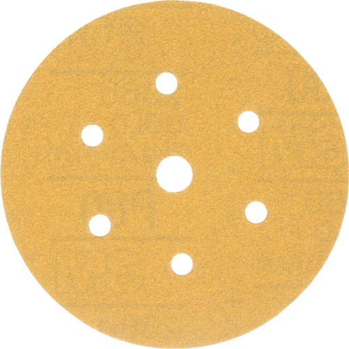Film pour disque Hookit de 3M, dia 6", Grain P80, Oxyde d'aluminium, Poids C NTL Industrial