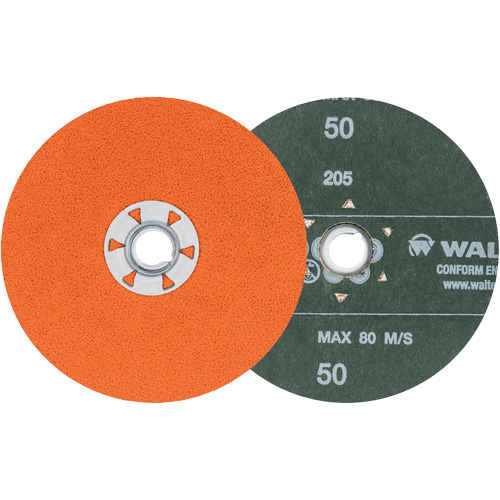 Coolcut XX Sanding Disc, 5" Dia., 50 Grit, Ceramic NTL Industrial