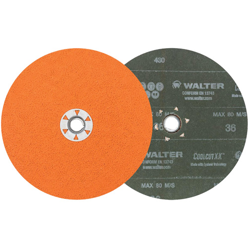 Coolcut XX Sanding Disc, 7" Dia., 36 Grit, Ceramic NTL Industrial