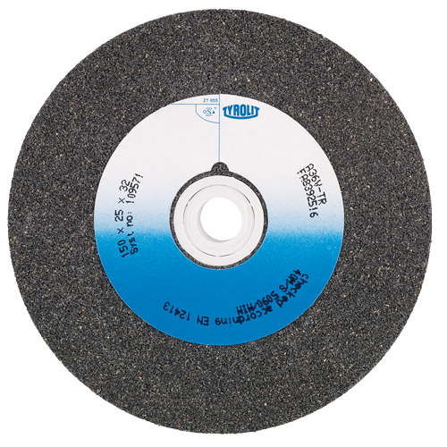 Bench Grinding Wheel, 8" x 1", 1" Arbor, Aluminum Oxide, Type 1 NTL Industrial