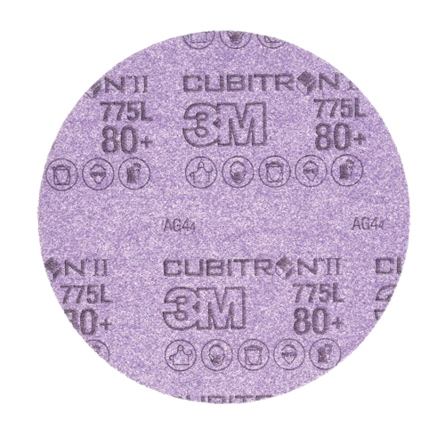Rouleau de disques abrasifs Cubitron II Stikit, 6" dia., Grain 80+, C&eacute;ramique NTL Industrial