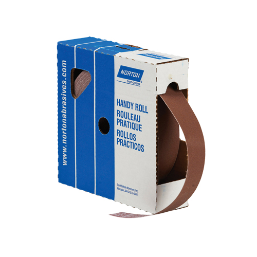 Sanding Handy Roll, Aluminum Oxide, 3" W x 150' L, P80 Grit NTL Industrial