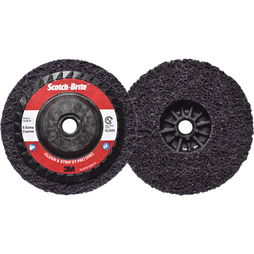 Disque  Clean and Strip  XT Pro Scotch-Brite, 5" dia., Grain Extra grossier, Carbure de silicium NTL Industrial