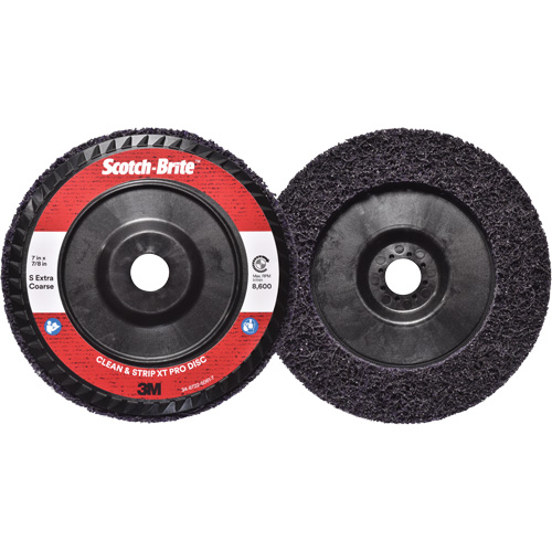 Disque  Clean and Strip  XT Pro Scotch-Brite, 7" dia., Grain Extra grossier, Carbure de silicium NTL Industrial