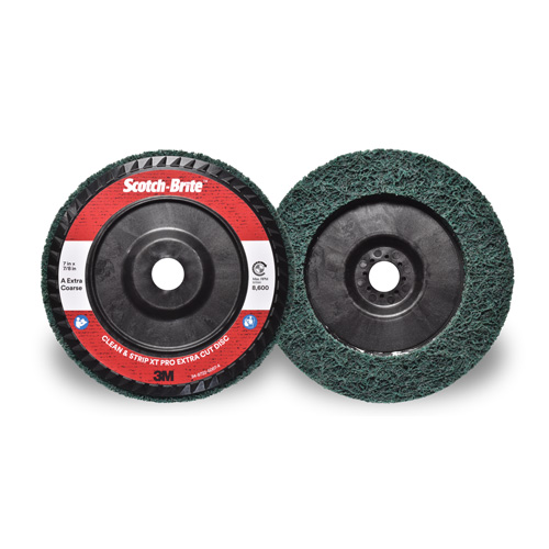 Disque extra coupe  Clean and Strip  XT Pro Scotch-Brite, 7" dia., Grain Extra grossier, Oxyde d'aluminium NTL Industrial