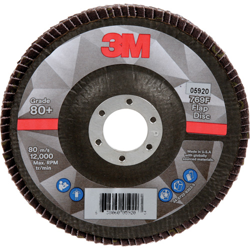 769F Flap Disc, 5" x 7/8", Type 29, 80+ Grit, Ceramic NTL Industrial