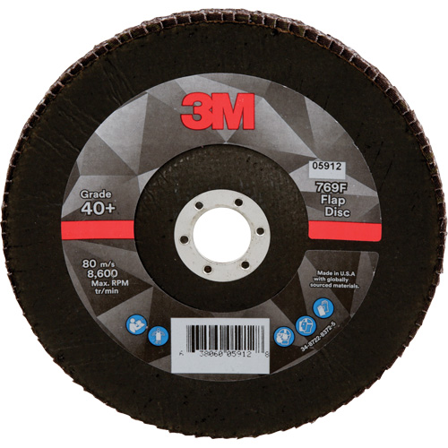 769F Quick Change Flap Disc, 7" x 7/8", Type 29, 120+ Grit, Aluminum Oxide/Ceramic NTL Industrial