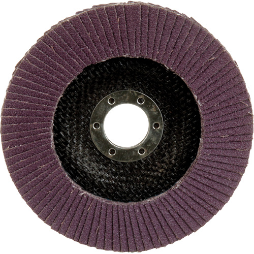 Disque &agrave; lamelles &agrave; changement rapide 769F, 5" x 7/8", Type 27, Grain 80+, C&eacute;ramique NTL Industrial