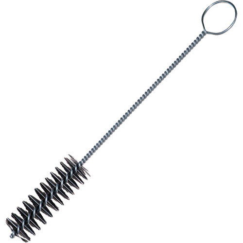 Twisted Steel Tube Brush, 1/8" Dia. x 1" L, 6" Overall Length NTL Industrial