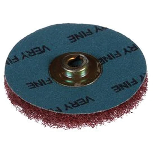 Disque HS de polissage et de brossage &agrave; changement rapide Standard Abrasives, 2" dia., Grain Tr&egrave;s fin, Oxyde d'aluminium NTL Industrial