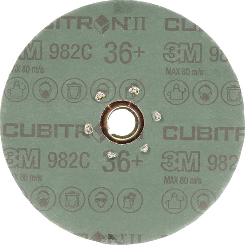 Disque en fibre 982C Cubitron II, C&eacute;ramique, 36+, 5" Dia NTL Industrial