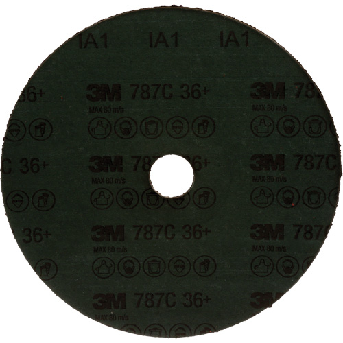 Disque en fibre 787C, C&eacute;ramique, 36+, 7" Dia x 7/8" Arbre NTL Industrial