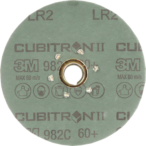 Disque en fibre 982C Cubitron II, C&eacute;ramique, 60+, 4-1/2" Dia NTL Industrial