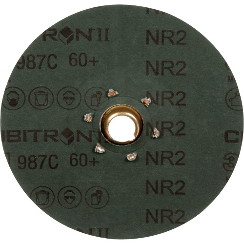 Disque en fibre 987C Cubitron II, C&eacute;ramique, 60+, 5" Dia NTL Industrial