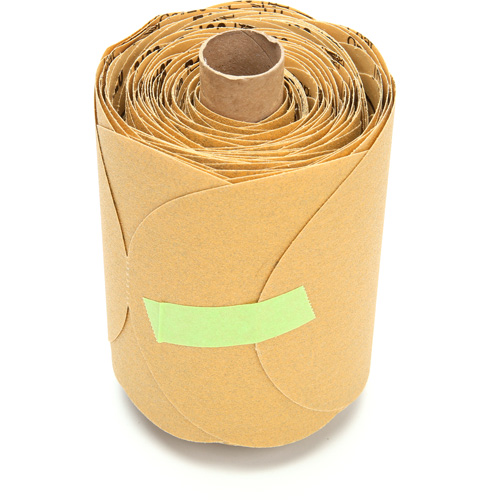 Stikit Gold Paper 216U Disc Roll, Aluminum Oxide, 5" W x 52' L, P120 Grit NTL Industrial