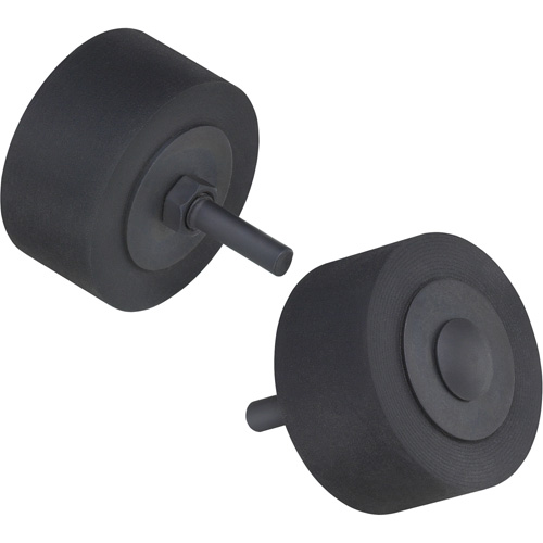 2" x 1" x 1/4" Rubber Cushion Polishing Wheel 45129 NTL Industrial