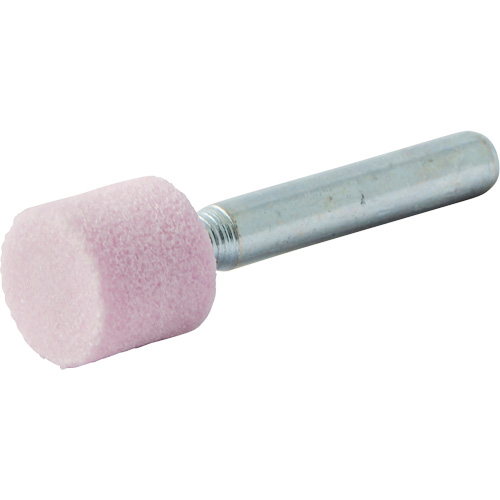 Vitrified Bond Mounted Point, W185, Aluminum Oxide, 1/2" Dia., 1/2" L, 80 Grit NTL Industrial