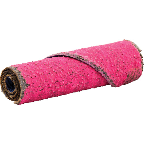 R982 Cartridge Roll, 80 Grit, 3/8" Dia., Ceramic Alumina, 1-1/2" L, 1/8" Arbor NTL Industrial